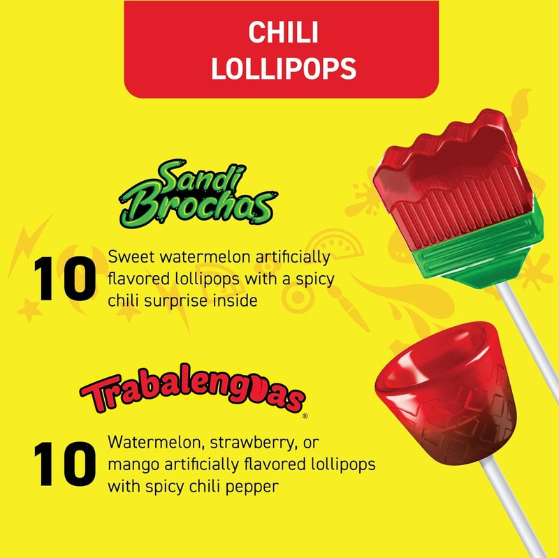 Taki's Vero Banda Fuego Mix Assorted Chili Lollipops - Image 5